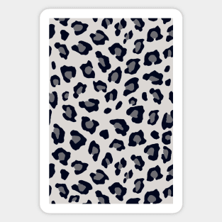 Gray Leopard Print Sticker